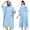 Blue Checkered, variant on Men Women Hooded Towel Changing Wearable Cloth Swim Parka Jacket Swimsuit Bikini Coverup Dry Robe Bathing Suit Dress Wrap Plus Size for Beach Hiking Pee Surf Board Pool Shower