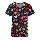thumbnail image 5 of Camiseta de Bolsillo de Manga Corta con Cuello en V Impresa para las Mujeres, Camisetas Impresas para las Mujeres, 5 of 5