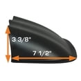 thumbnail image 4 of GlowShift | 52mm Black Universal Triple Gauge Dash Pod with Dome Lip for Cars and Trucks, 4 of 5