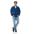 thumbnail image 2 of North 15 Men's Micro Fleece Buffalo Plaid Shirt-665-Des1-M, 2 of 9