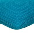 thumbnail image 3 of Nassau Collection Solid Knitted Cotton Throw Pillow - 20" - Blue, 3 of 4