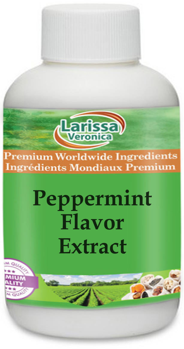 Larissa Veronica Peppermint Flavor Extract, (Peppermint, 16 oz, 1Pack