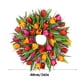 thumbnail image 3 of Guirnalda de flores artificiales para puerta de tulipán, flor de vid falsa, decoración del hogar, follaje de flores de simulación, naranja, 40 cm sidaley HA8952-02B, 3 of 6