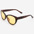 thumbnail image 6 of Night Vision Glasses Anti Glare Night Driving Glasses Yellow Tinted Sunglasses for Men and Women with HD Yellow Glasses for Night Driving Sun Glasses Cat Eye Florence in Tortoise, 6 of 10