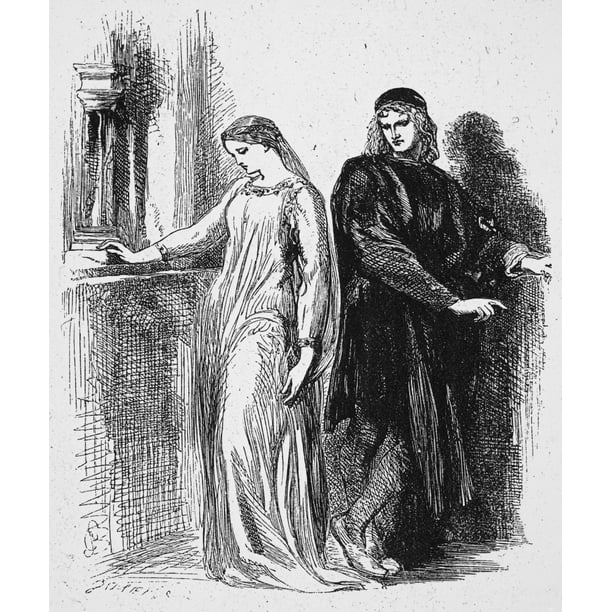 Shakespeare Hamlet Nhamlet Rejects Ophelia (Act Iii Scene I) Wood