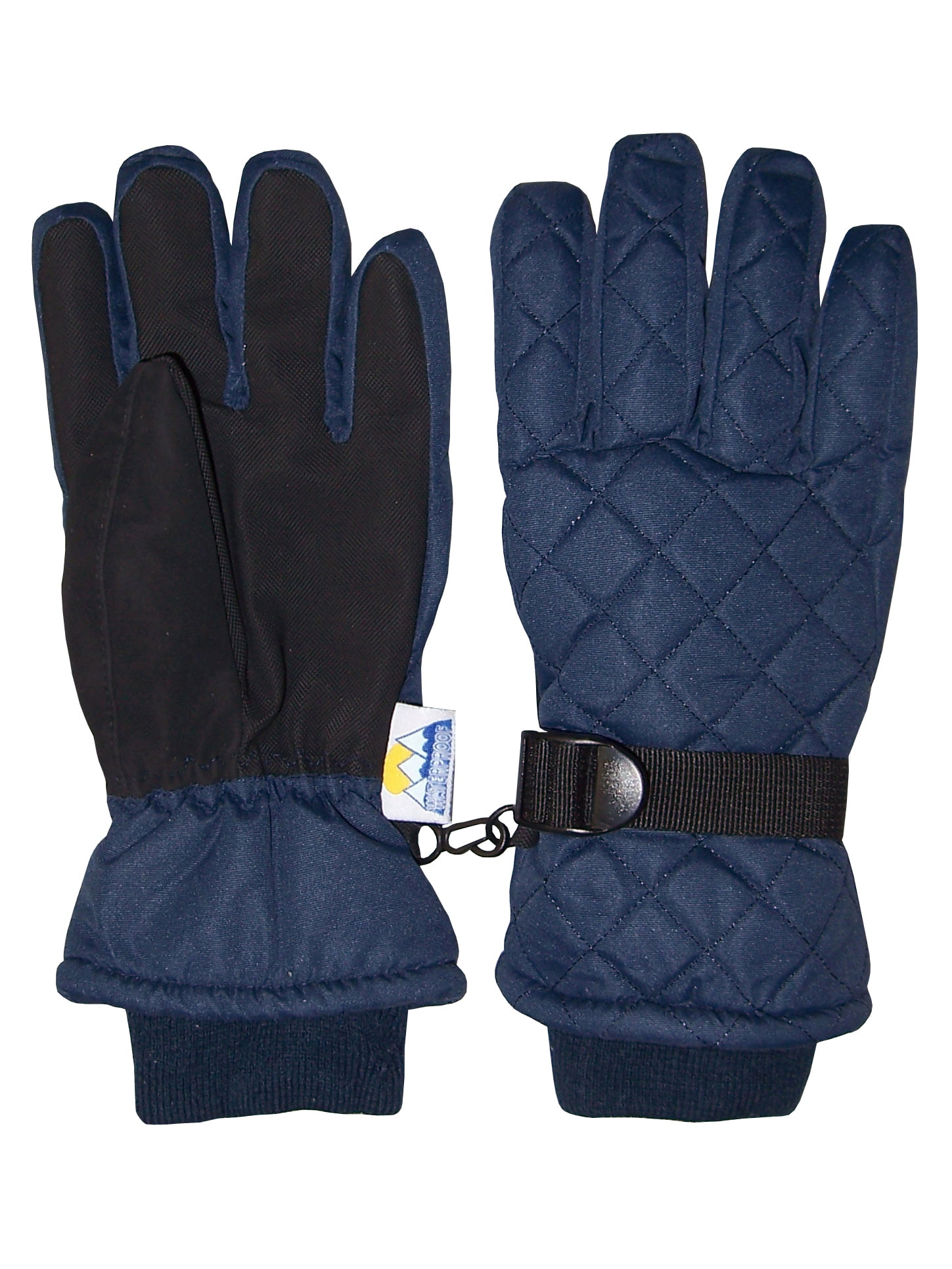 NIce Caps Kids Thinsulate and Waterproof Quilted Ski Snow Gloves