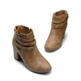 thumbnail image 5 of BURUDANI Women's Fashion Chunky Heel Ankle Boots Work Ankle Booties, 5 of 6