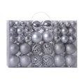 thumbnail image 1 of Kit de 100 bolas navideñas para decorar el árbol de Navidad, juego de bolas colgantes con caja de almacenamiento, 1 of 6
