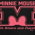 thumbnail image 3 of Disney - Minnie Mouse - In Bows We Trust - Youth Crewneck Fleece Sweatshirt, 3 of 5
