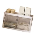 thumbnail image 3 of Caja de almacenamiento para bolsitas de té, soporte multifuncional para cápsulas de café, ideal para la despensa de la oficina, color blanco, 3 of 12