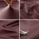 thumbnail image 3 of Granjero Gordo Guantes de piel sintética impermeables, guantes de sofá elásticos retro, 2 piezas, rojo vino, 3 of 4