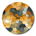 thumbnail image 2 of Designart "Chromatic Hexa Mirage II" Abstract Shapes Oversized Wall Clock, 2 of 6