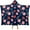 Strawberry, variant on Hooded Blanket Strawberry Print Flannel Fleece Wearable Blanket, Super Soft Fuzzy Throw Poncho Blanket Cape