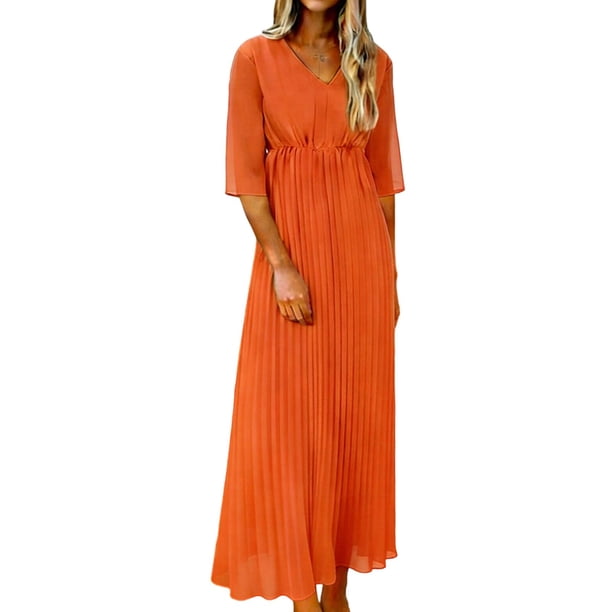 Vestido de Manga de Ruffle Polka Dot de la Mujer de la Gasa de Manga Corta Fluido Casual Verano Mini