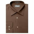 thumbnail image 2 of Giovanni CLG1001-15 1-2x34-35 Mens Solid Color Dress Shirt, Brown, 2 of 2