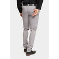 Victorious Men's Basic Casual Slim Fit Stretch Chino Pants DL1250 Gray 34/32