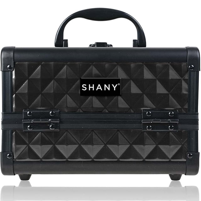 SHANY Chic Estuche de Maquillaje Caja de Cosméticos Estuche de Maquillaje Portátil Cosméticos Organizador de Belleza Almacenamiento de Joyas con Cerraduras, Múltiples Bandejas Caja de Almacenamiento d