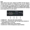 thumbnail image 3 of MesaSe HDMI Audio Splitter  HDMI Audio Extractor HDMI to Optical Spdif, 3 of 7