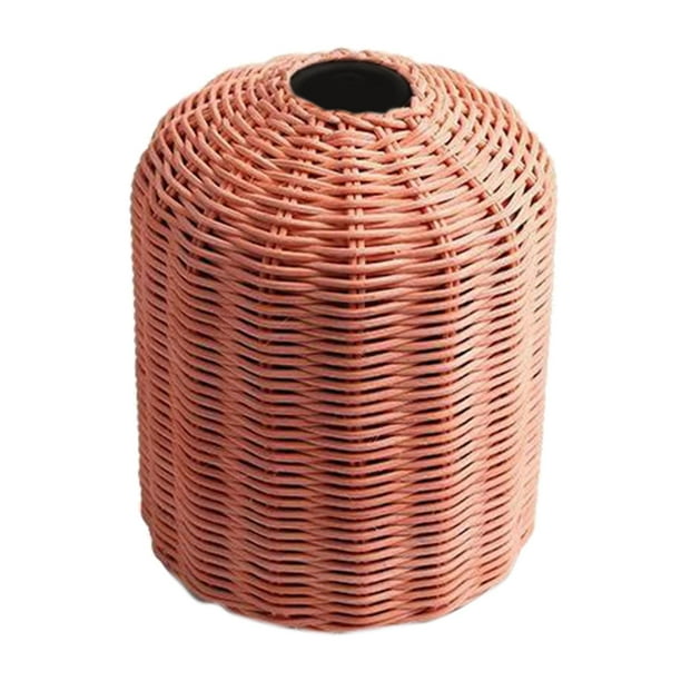 Cubierta protectora para cilindro de gas de cocina tejida a mano, ideal para camping, senderismo y gas. Café L
