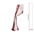thumbnail image 3 of SLYNSHome Chiffon Chair Sash, Two Tone Pearl Sheer Chair Back Decor, Elegant Wedding Chair Cover for Banquet Hotel Party Event Decoration, 3 of 6