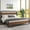 Walnut, variant on Merrland Queen Bed Frame with Headboard and Footboard, Heavy Duty Metal Platform Bed, No Box Spring Required, Black