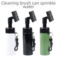 thumbnail image 4 of Multi-Functional Golf Cleaning Tool with Water Spray - Durable Brush for Clubs, Balls & Heads, Ideal Golf Accessory for Enthusiasts, Professional-Grade Cleaning Equipment, Green, Perfect Gift for, 4 of 6