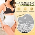 thumbnail image 4 of Lace Tummy Control Underwear Shapewear for Women High Waisted Panties Body Shaper Seamless Girdle Briefs, 4 of 6