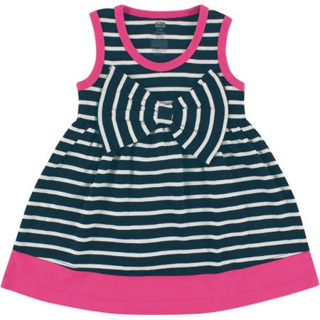 Hudson Baby Newborn Baby Girls Dress w/ Big Bow -...