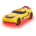 thumbnail image 5 of Hot Wheels Glow Riders 3-Pack Set, Red Teal and Yellow Toy Cars with Lights and Sounds, by Just Play, 5 of 7