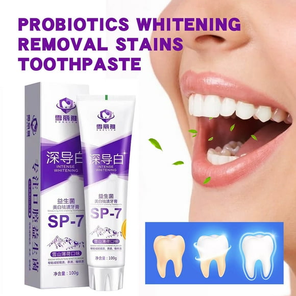 EGNMCR SP- Toothpaste Fresh Breath Toothpaste SP-7 Ultra Whitening SP-7 Probiotic Whitening Toothpaste 100g Whitening Toothpaste