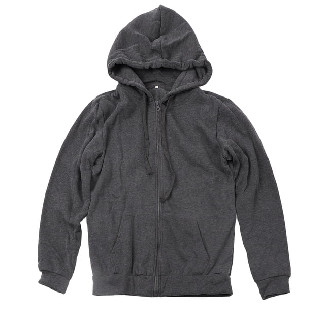 Sudadera con capucha masculina con cremallera Algodón masculino del color llano de la ropa deportiva con capucha de la cremallera para la vida diaria ANGGREK Otros