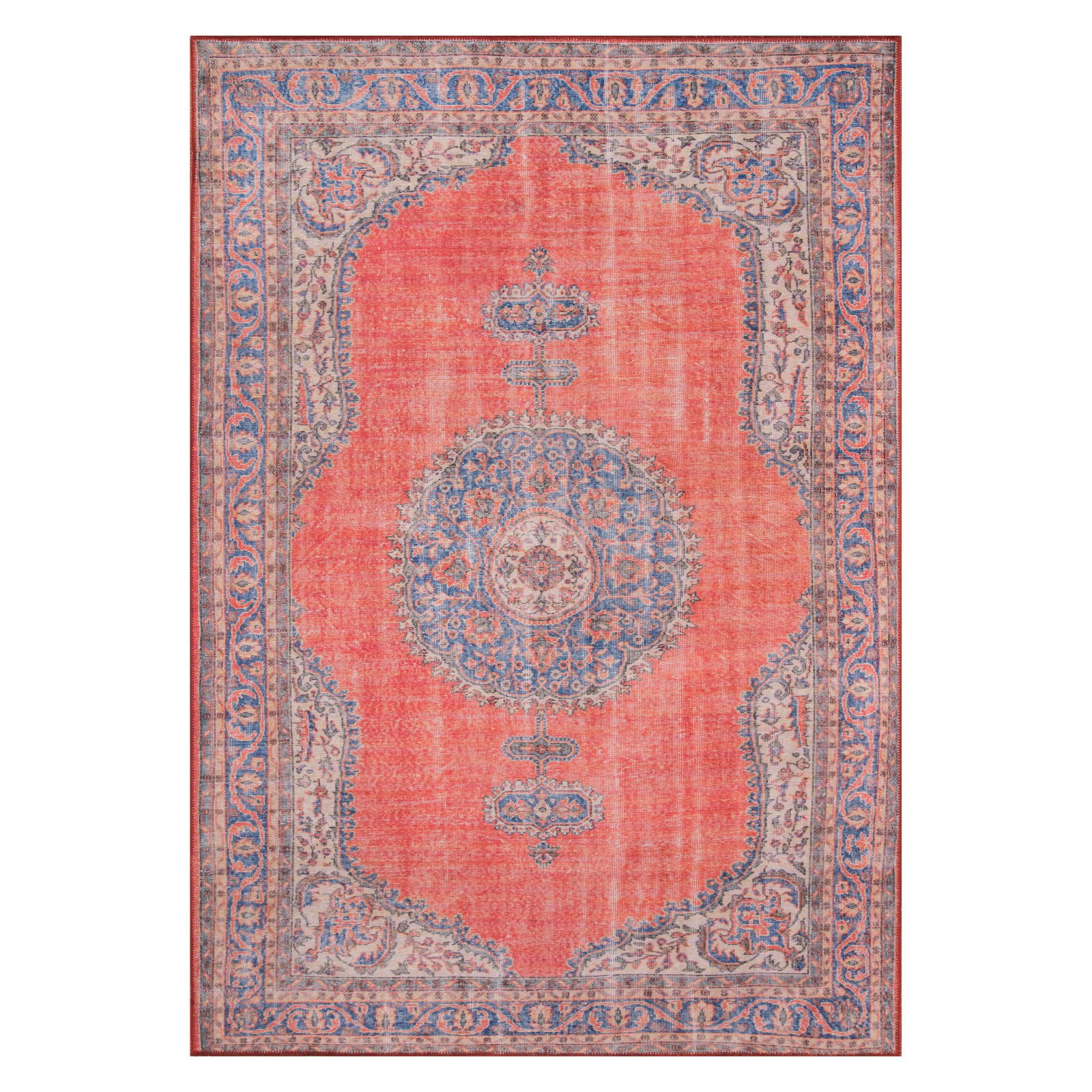 Momeni Afshar Oriental Traditional Area Rugs, Blue