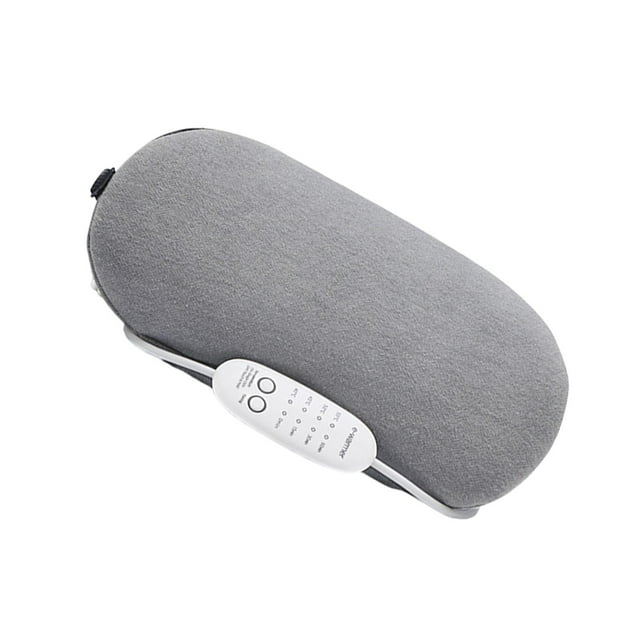 Mascarilla para ojos eléctrica con calefacción, mascarilla para ojos con correa elástica, temperatura de 40/45/50/55 degreeC, regalos de Navidad, pausa para , aroma gris Sunnimix Funda para dormir