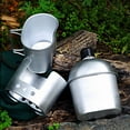 thumbnail image 3 of Utensilios cocina set 3 uds., cantimplora militar aluminio, estufa leña con bolsa para camping, 3 of 5