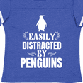 thumbnail image 4 of Inktastic Easily Distracted by Penguins Boys or Girls Toddler T-Shirt, 4 of 5