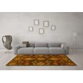 thumbnail image 3 of Ahgly Company Indoor Rectangle Abstract Yellow Modern Area Rugs, 5' x 8', 3 of 4