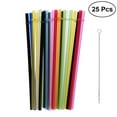 thumbnail image 3 of 50 Pack Reusable Plastic Straws Long Drinking Straws, Sutble for 16 24 30 32 OZ Tumblers, Cups, Jars, 3 of 6
