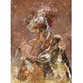 thumbnail image 2 of Wiley, Marta 25x32 Gold Ornate Wood Framed with Double Matting Museum Art Print Titled - Sepia African Dreams, 2 of 4