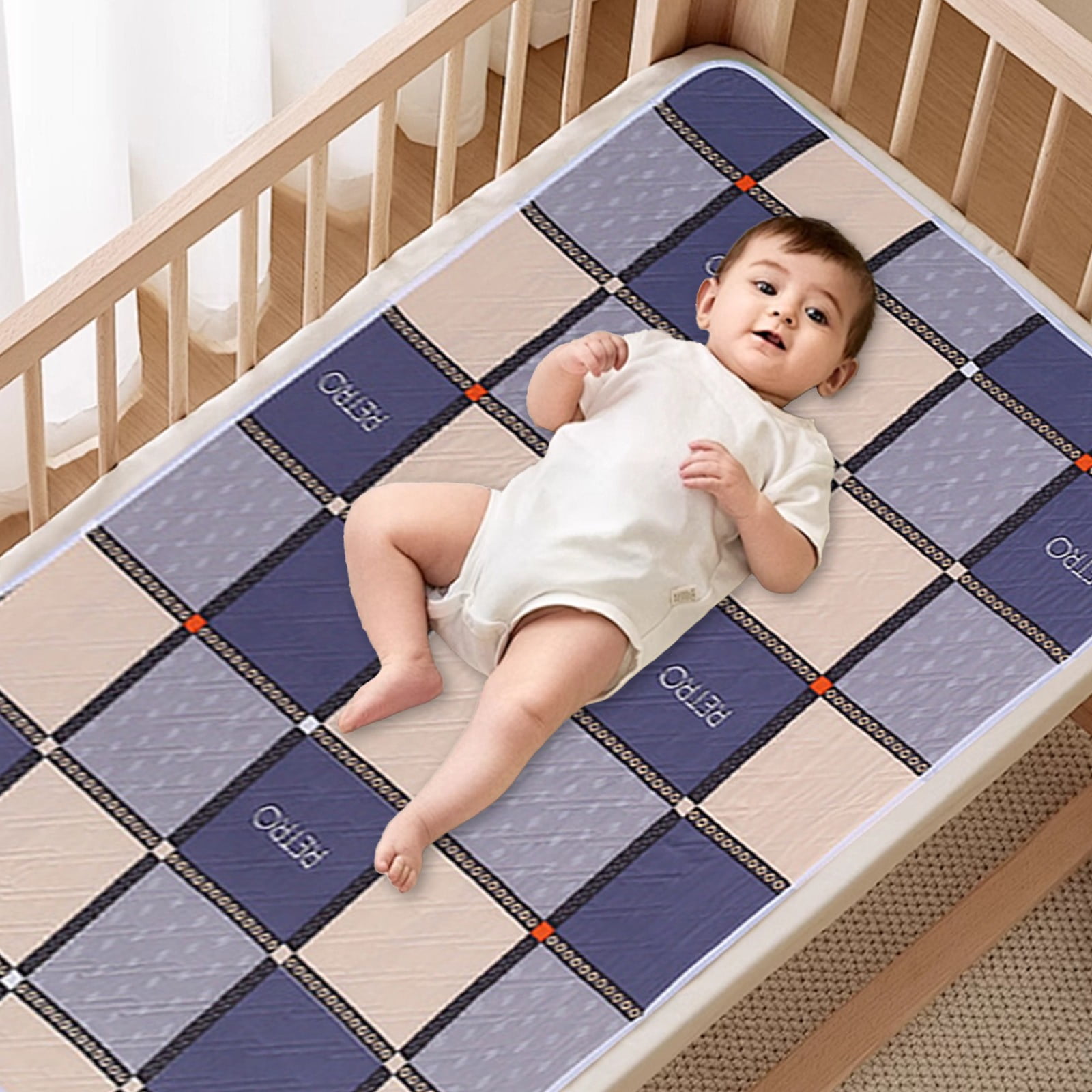 TaTaai 4Pcs Bed Pads for Incontinence Washable, Waterproof Bed Pads Large Great for Adult, Children and Pets