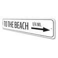 thumbnail image 4 of To The Beach Arrow Novelty Decor, Metal Wall Sign - 4x18 Inches, 4 of 4