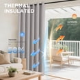 thumbnail image 4 of Cortinas opacas Joydeco Burg, 183 cm, 2 paneles, 100% opacas, 4 of 9