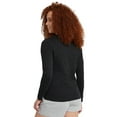 thumbnail image 3 of Hanes Women's Long Sleeve Cotton V-Neck T-Shirt, Sizes XS-XXL, 3 of 7