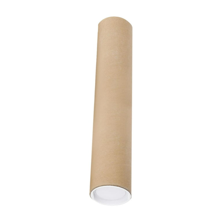 Poster Tubes with Caps Storage Large Round Cardboard Postal Tube Protector  Tube Packing Tubes for Roll Blueprint Poster Document Shipping 35.4inch 