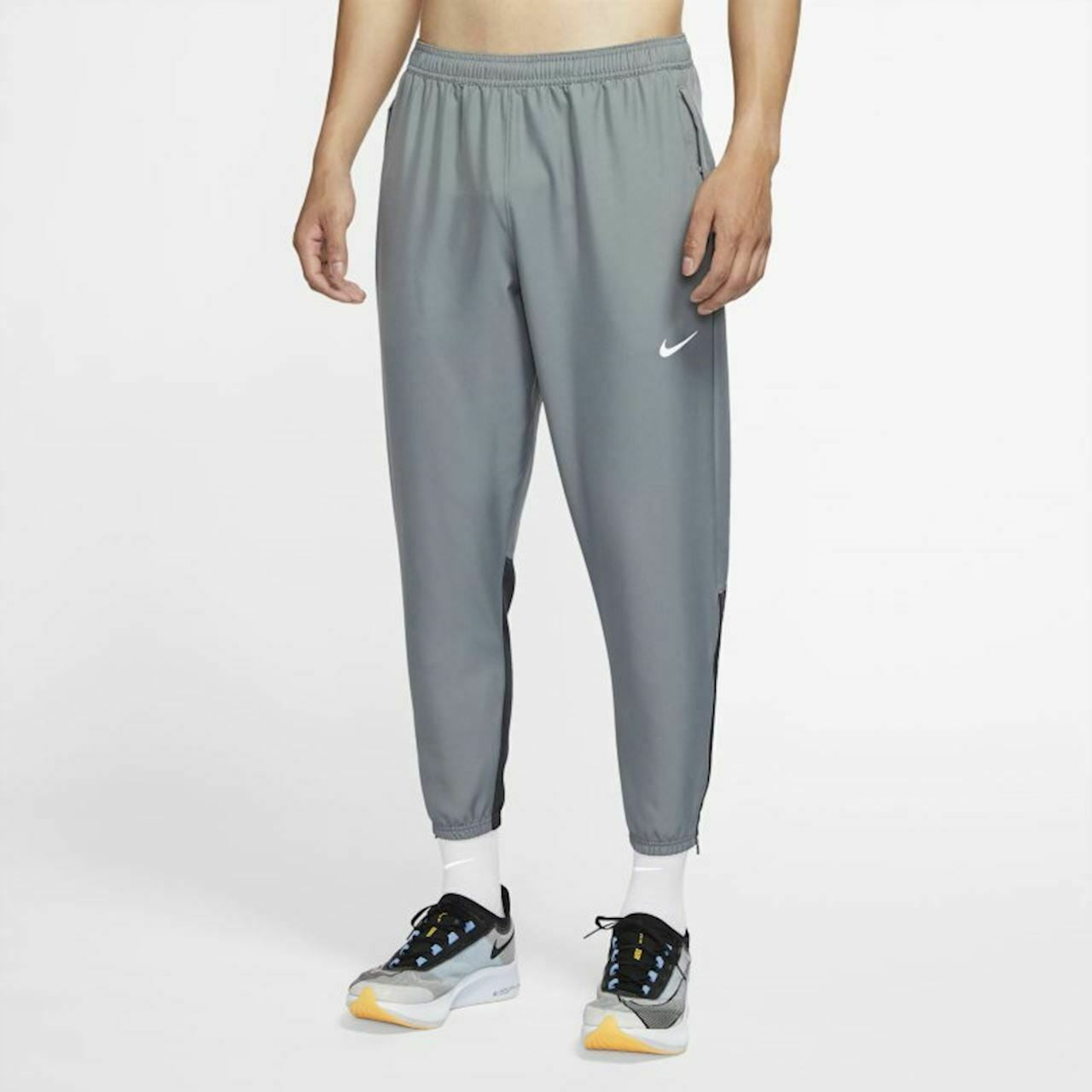 Nike Men's Dri-FIT Essential Woven Running in Smoke Grey/Dark