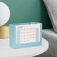 thumbnail image 5 of Two In One Pen Holders, 2025 Desk Calendar, Multifunctional Desk Storage Box, Stylish Organizer, Plastic Material, Monthly Calendar, Photo Frame, For Home Office, 5 of 6
