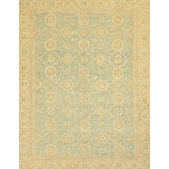 Ahgly Company Indoor Rectangle Abstract Metallic Gold Oriental Area Rugs, 6' x 9'