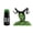 1PCS Green Lipstick, variant on Joyfy 26 Pcs Halloween Makeup Kit,Halloween Family Makeup Set Face Painting Kit with with Zombie Green Ooze,Fake Blood Costume and More for Vampire Cosplay