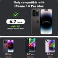 thumbnail image 2 of iPhone 14 Pro Max Case, Ultra [Slim Thin] Scratch Resistant TPU Rubber Soft Silicone Protective Crystal Clear Case Cover for iPhone 14 Pro Max 6.7'' (Clear), 2 of 8
