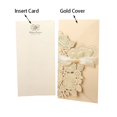 thumbnail image 1 of Piezas de corazón de amor con corte láser, tarjetas de felicitación personalizadas con cinta, suministros para bodas y fiestas, 5/10 tarjetas de invitación de boda, 1 of 4