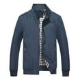 thumbnail image 1 of Mens Business Solid Leisure Large Zipper Jacket, 1 of 4